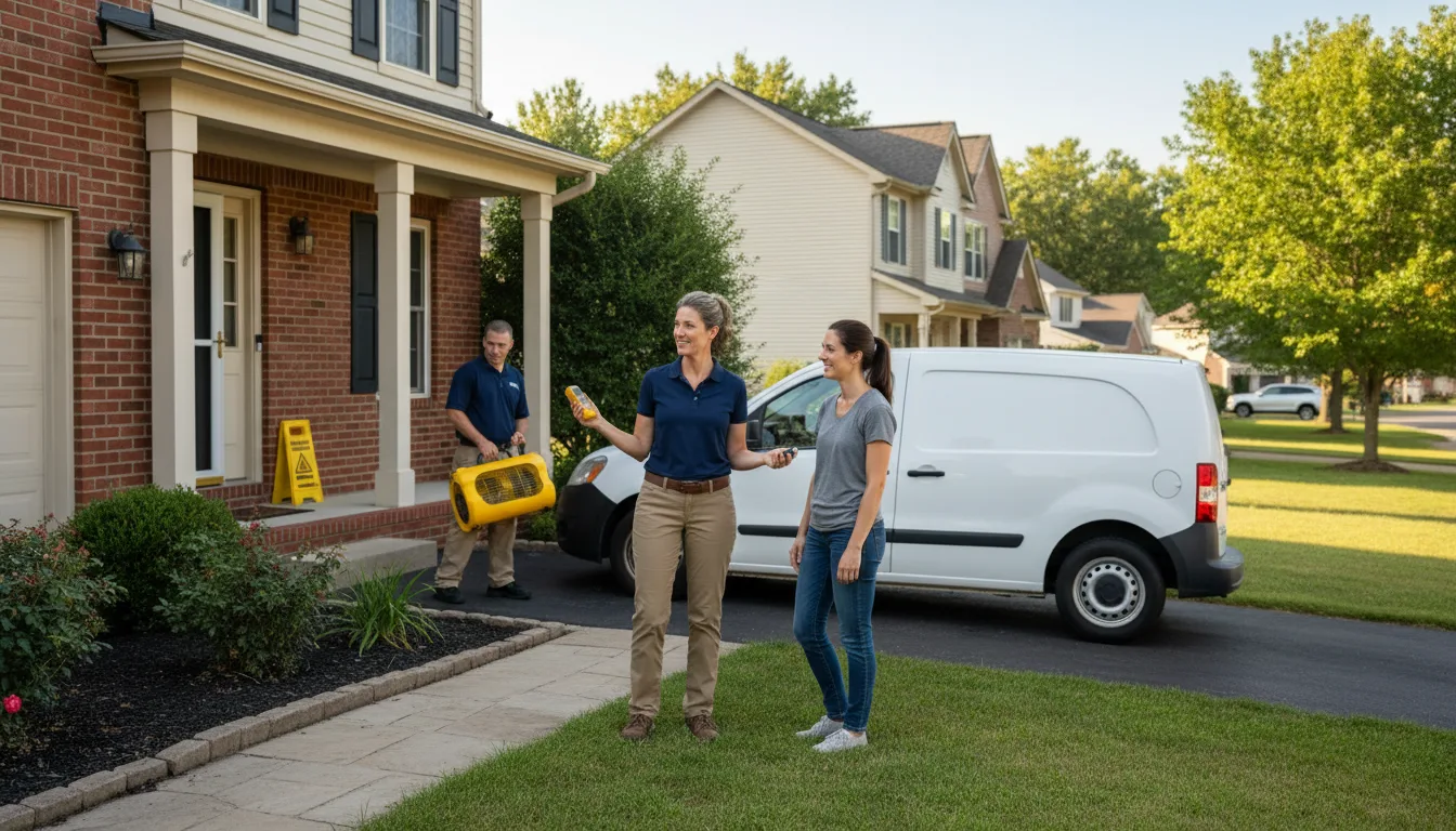 Water restoration image for Dehumidification And Cleanup Services in Reading, MN